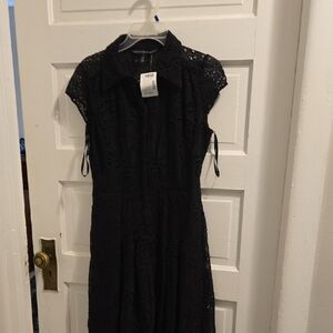 Elegant Black Lace Dress